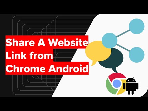 How to Share Website Link from Chrome Android?