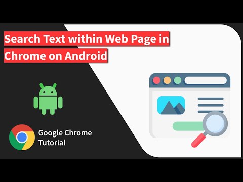 How to Find in Page to Search Text using Chrome app on Android