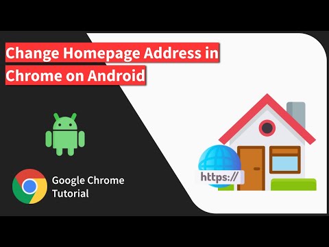 How to Change Homepage Icon Address in Chrome app on Android