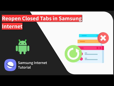 How to Reopen Recent Closed Tab in Samsung Internet