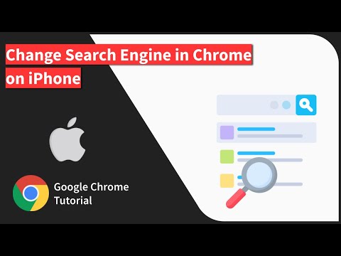 How to Change Search Engine in Chrome app on iPhone
