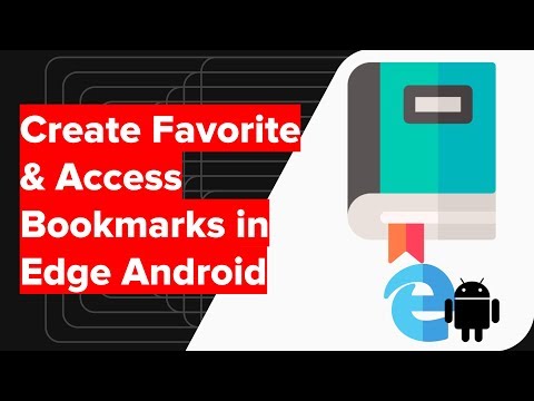 How to Bookmark and Favorite Link in Microsoft Edge Android?