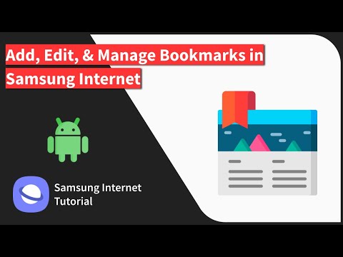 How to Create, Edit and Manage Bookmarks in Samsung Internet