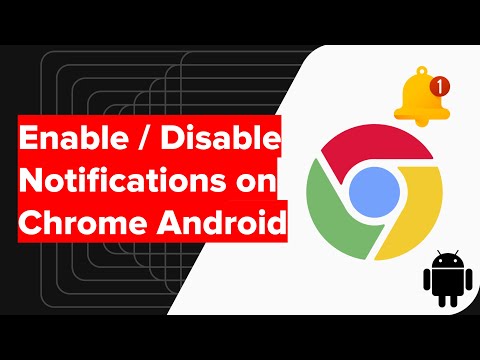 How to Enable / Disable Notification 🔔 on Chrome for Android Phone?