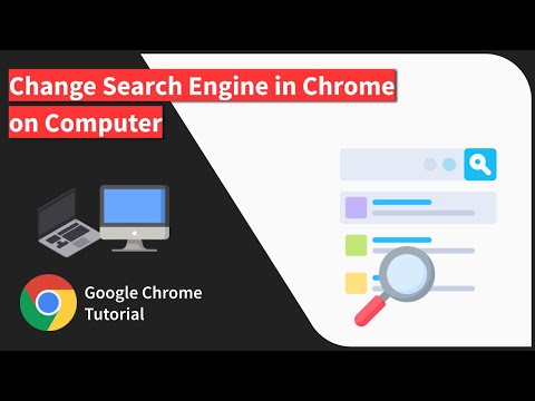 How to Change Search Engine in Chrome browser on Computer