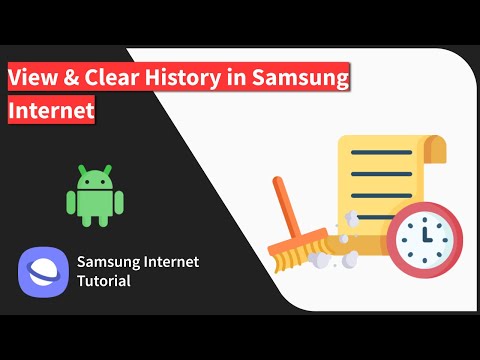 How to View and Clear the Browsing History in Samsung Internet
