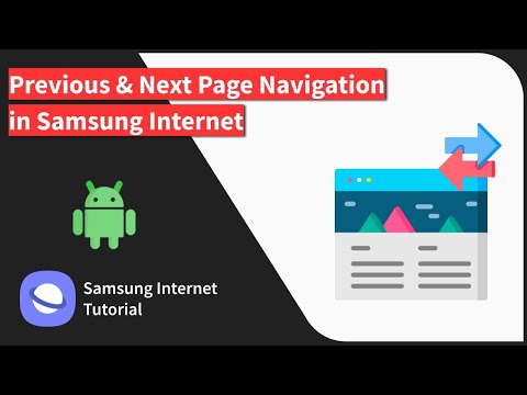 How to Navigate Backward and Forward in Samsung Internet