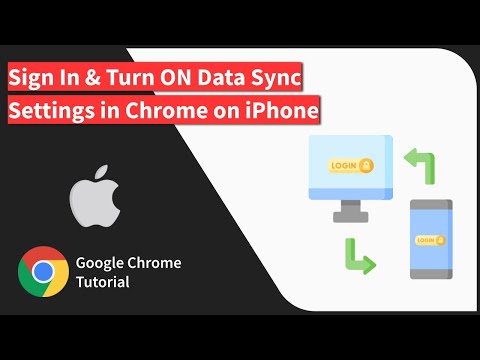 How to Sign-in Google Account and Sync Data in Chrome app on iPhone