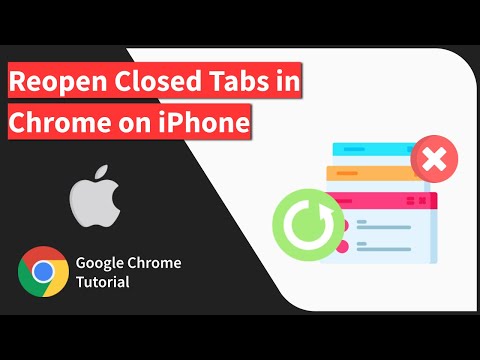 How to Reopen Closed Tabs in Chrome app on iPhone