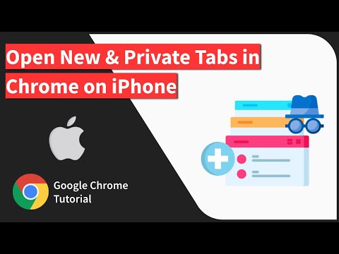 How to Open New Tabs and Start Incognito browsing in Chrome app on iPhone