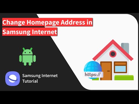 How to Change the homepage URL or Home icon URL in Samsung Internet