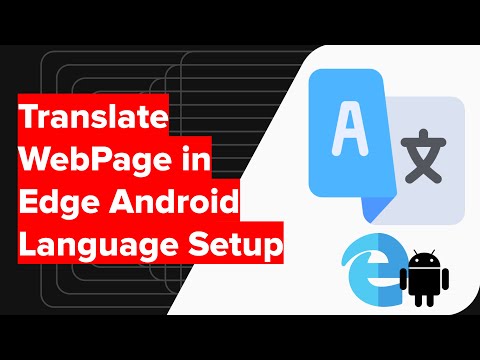 How to Auto Translate a Site Page in Edge for Android?