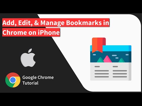 How to Add, Edit, and Manage Bookmarks in Chrome app on iPhone