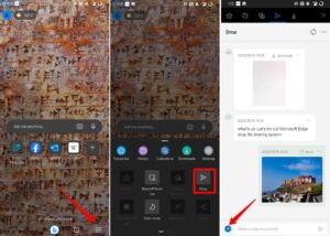 How to Use Microsoft Edge Drop to Share Files and images