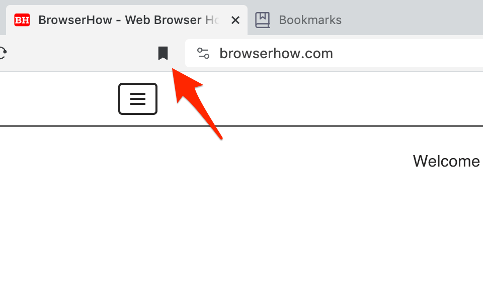 Brave Bookmark icon in Address bar