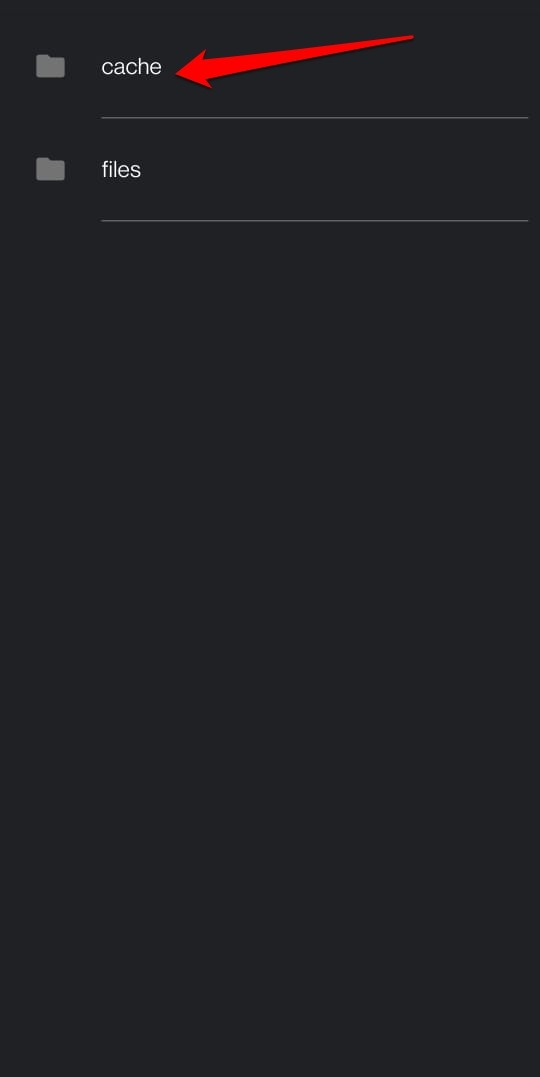 Brave android cache folder