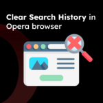 Clear Search History in Opera browser