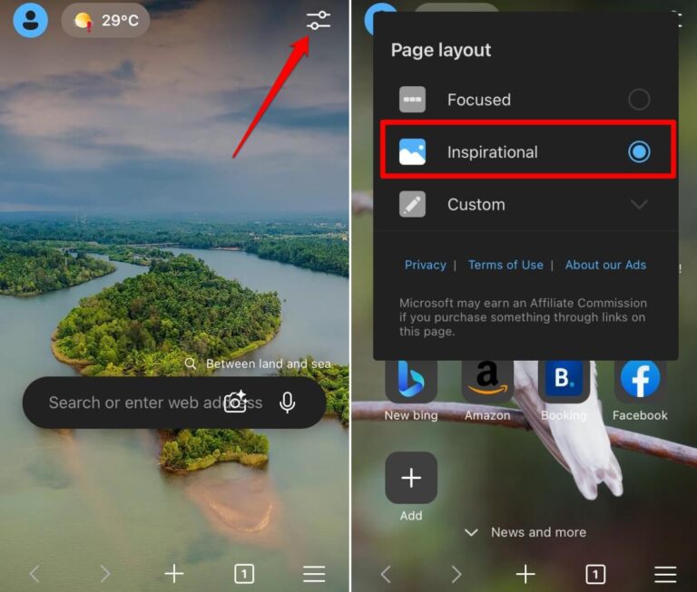 How to Customize the Theme and Appearance in Edge on iPhone