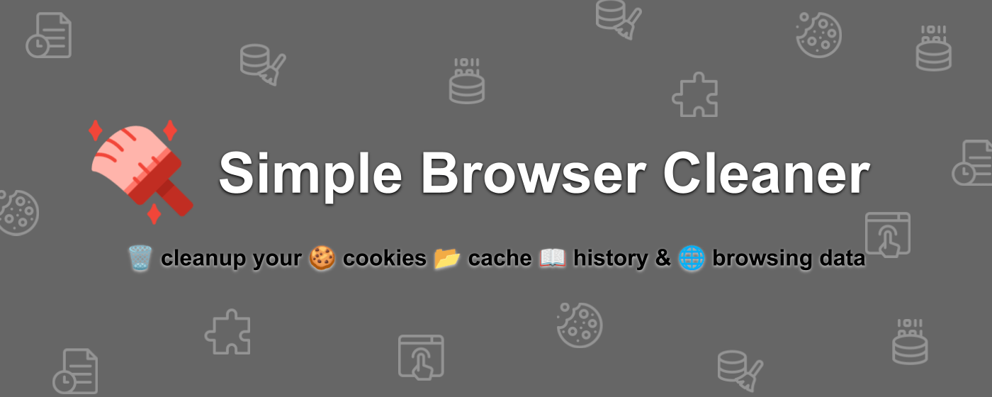 Simple Browser Cleaner - Marquee Promo Tile