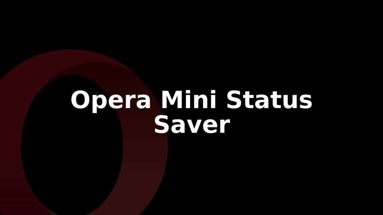 Opera Mini Adds Status Saver to Save Disappearing Updates