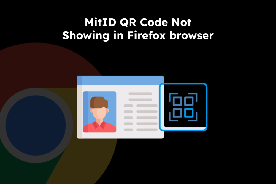 MitID QR Code Not Showing in Firefox browser
