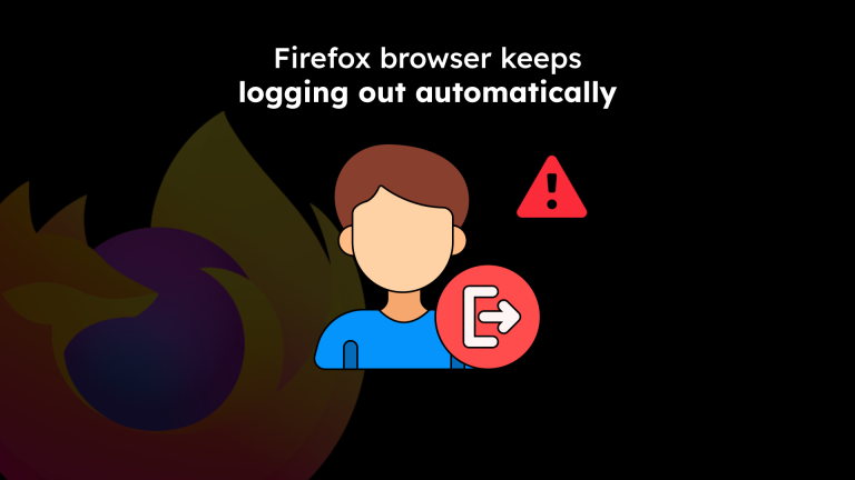 Firefox keeps logging out automatically