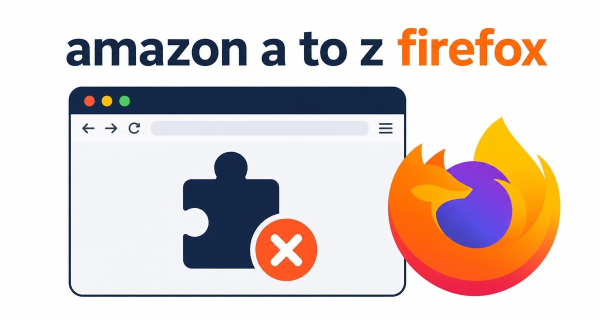 Fix Firefox After Amazon A to Z Login