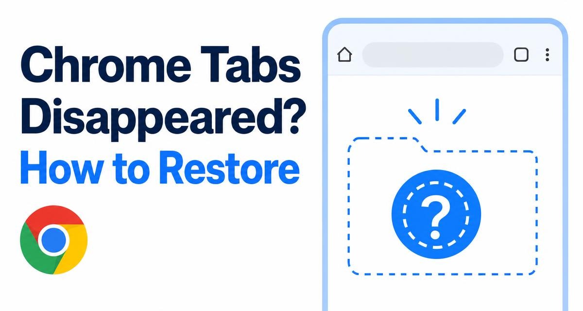 Chrome Tabs Disappeared? How to Restore Tabs and Tab Groups