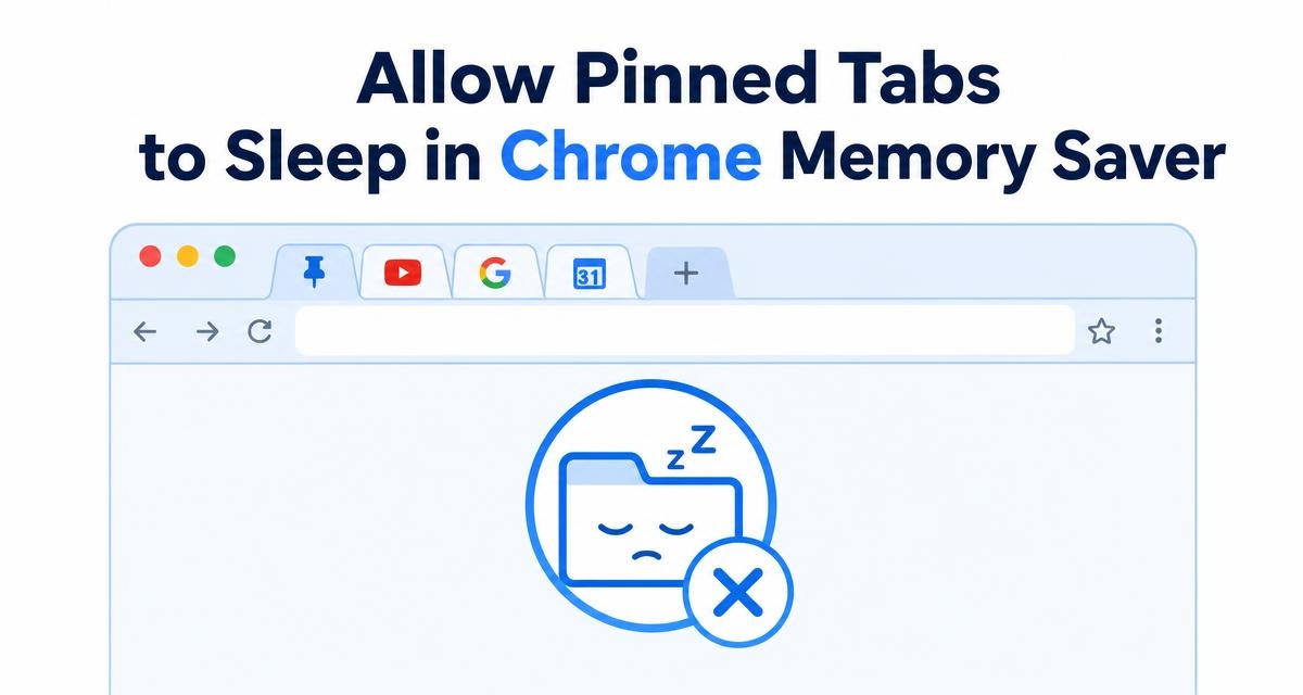 Allow Pinned Tabs to Sleep in Chrome Memory Saver