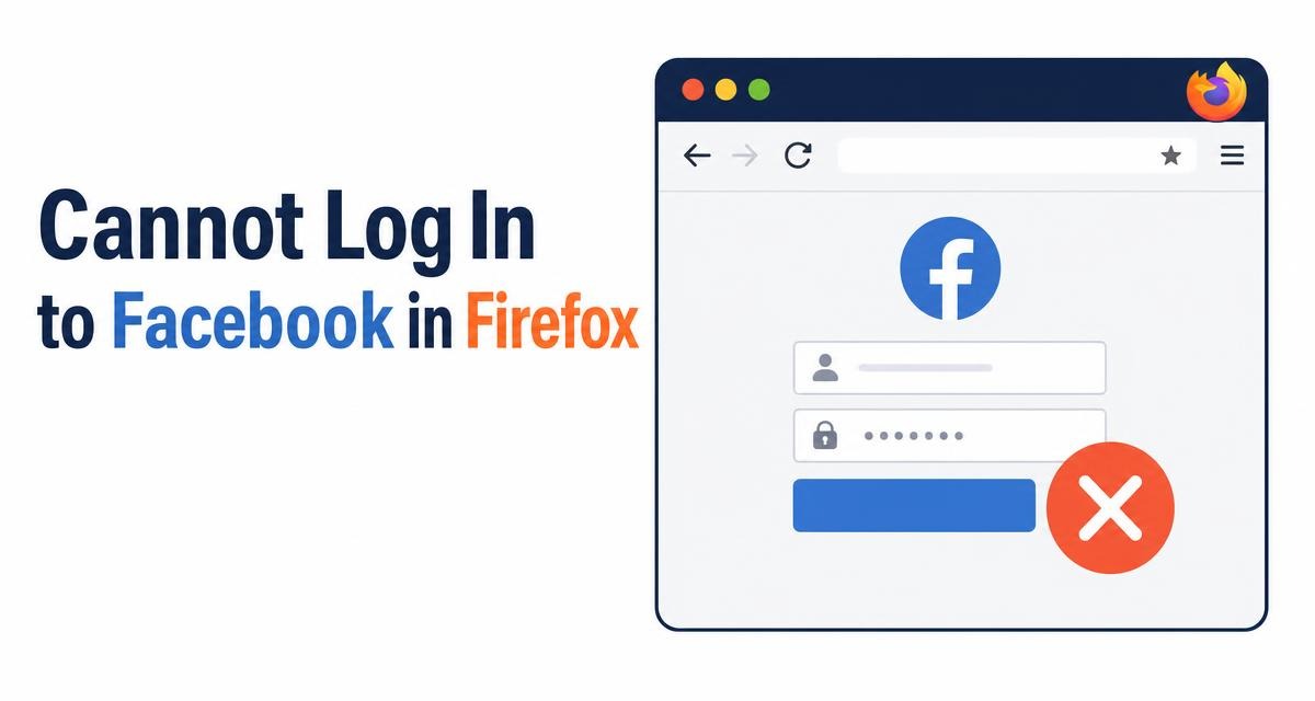 Cannot Log In to Facebook in Firefox