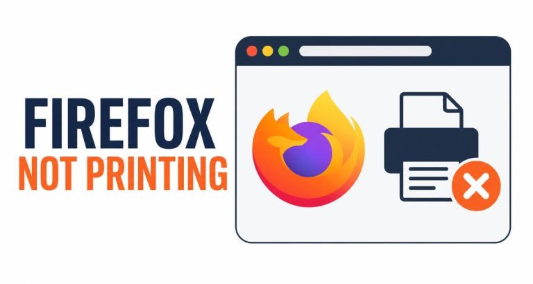 Firefox Not Printing on Computer When Edge Works Fine