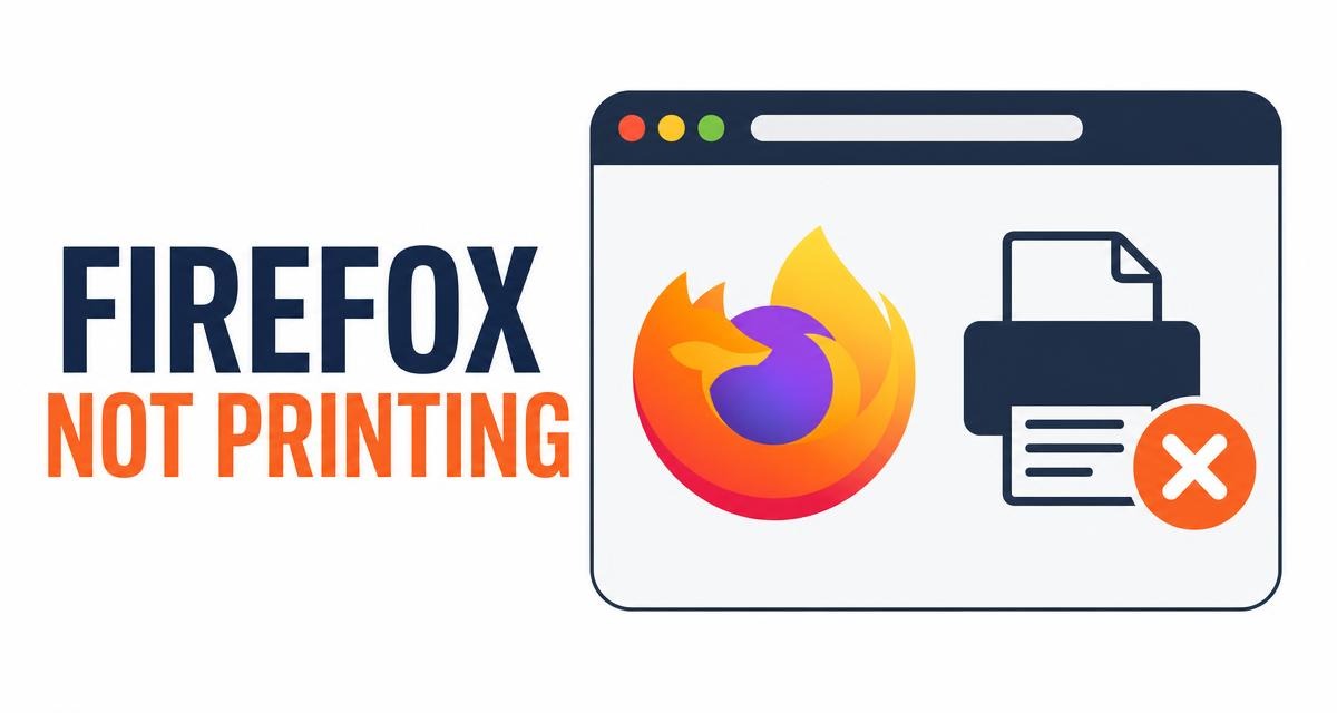 Firefox Not Printing on Computer When Edge Works Fine