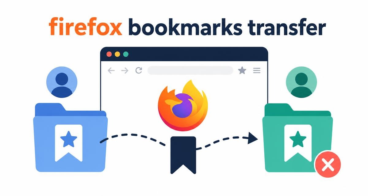 Export and Import Bookmarks Between Firefox Profiles on Computer
