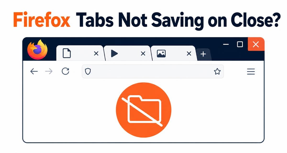 Firefox Tabs Not Saving on Close? Re-enable Session Restore