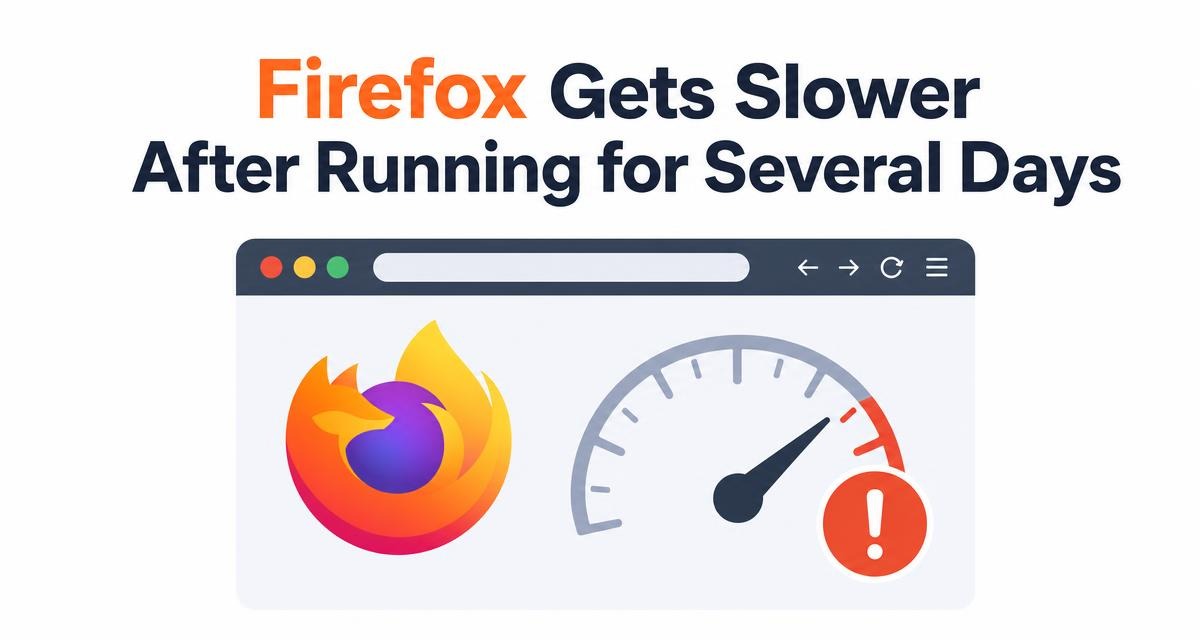 Firefox Gets Slower After Running for Several Days