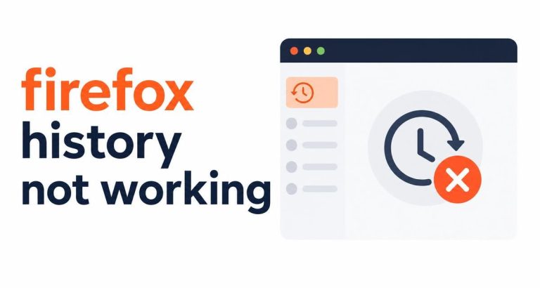 Firefox History Not Recording or Displaying Correctly