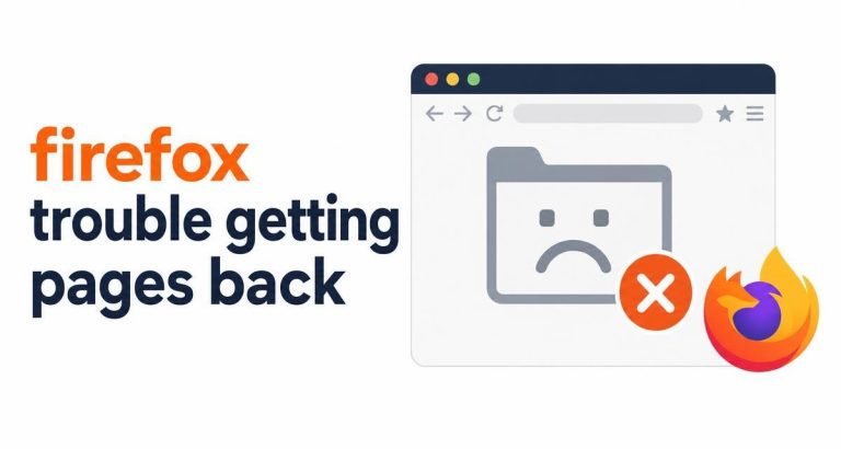 Firefox 'Trouble Getting Your Pages Back' Error: How to Restore Your Session
