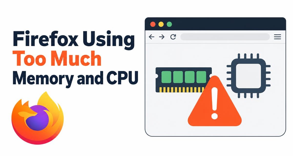 Firefox Using Too Much Memory and CPU: How to Fix