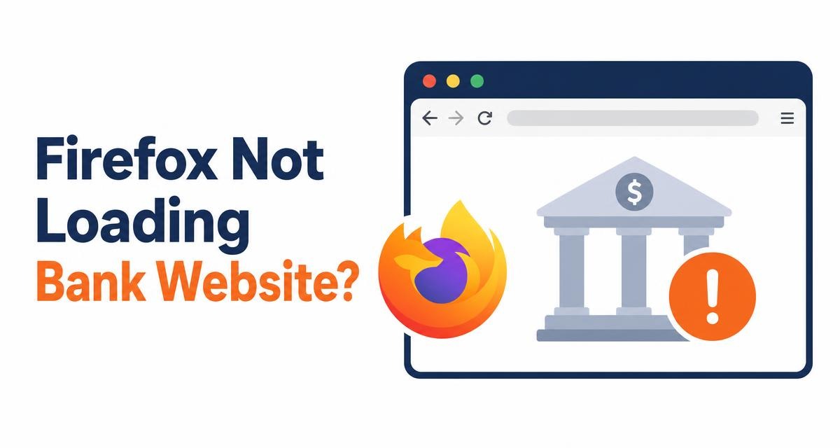 Firefox Not Loading Bank Website? PC Fixes That Work