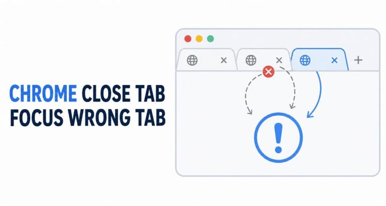 Fix Chrome Focusing the Wrong Tab When You Close a Tab