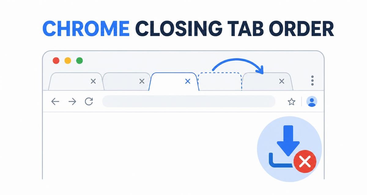 Chrome Closing Tab Order: Fix the Jump to the Right