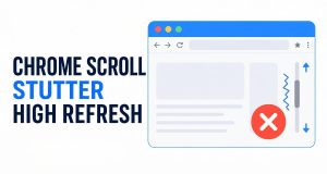 Fix Chrome Scrolling Stutter on High Refresh Rate Monitors
