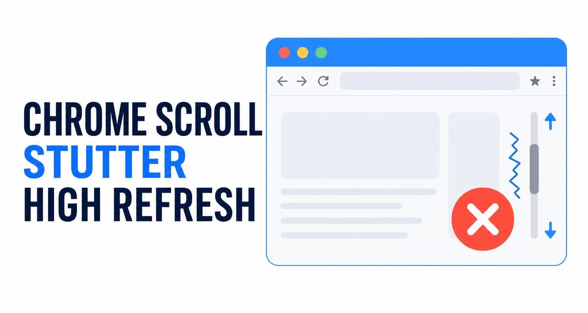 Fix Chrome Scrolling Stutter on High Refresh Rate Monitors