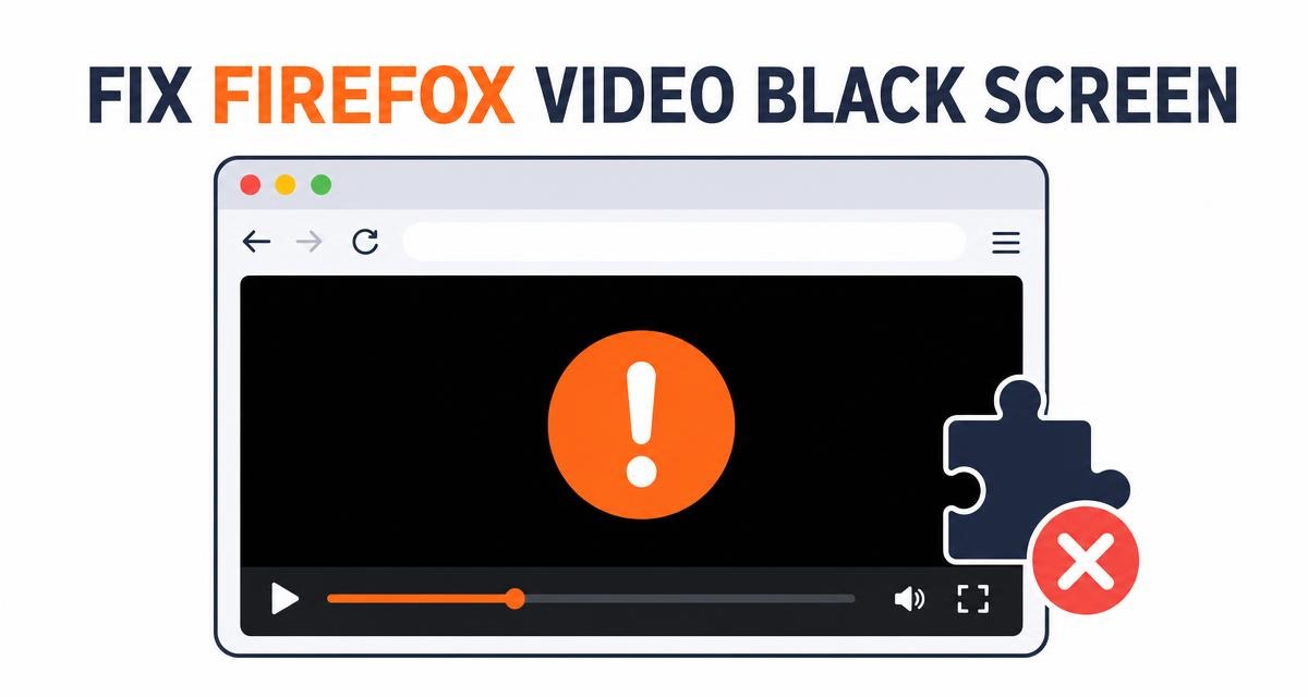 Fix Firefox Screen Going Black During Video Playback