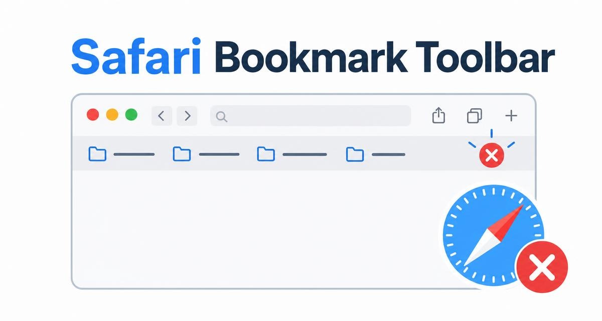 Fix Safari Bookmark Toolbar Not Responding on Mac