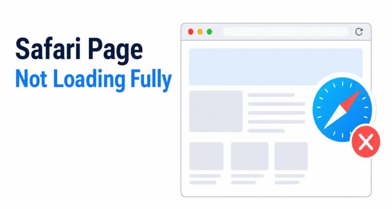 Safari Page Not Loading Fully on Mac? Try These Fixes