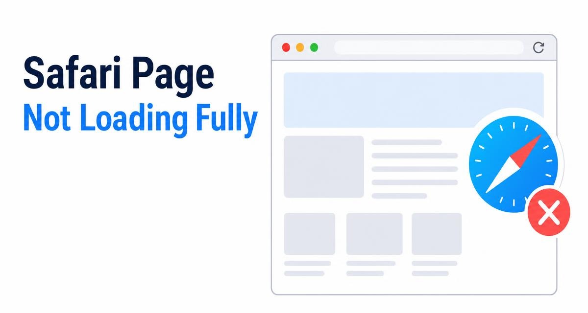 Safari Page Not Loading Fully on Mac? Try These Fixes