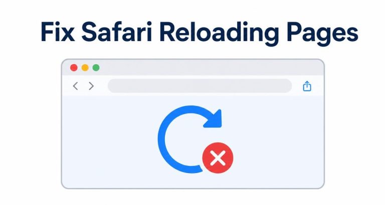 Fix Safari Unexpectedly Reloading Web Pages on Mac