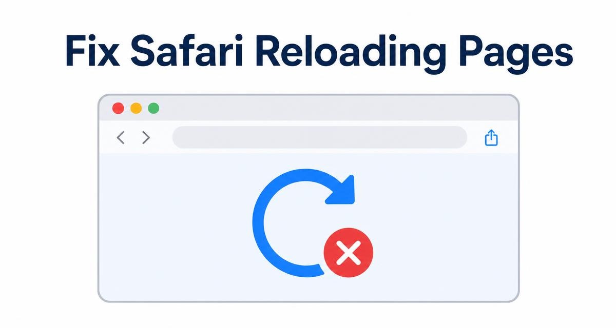 Fix Safari Unexpectedly Reloading Web Pages on Mac