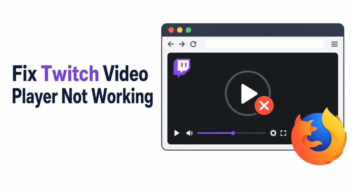 Fix Twitch Video Player Not Working in Firefox